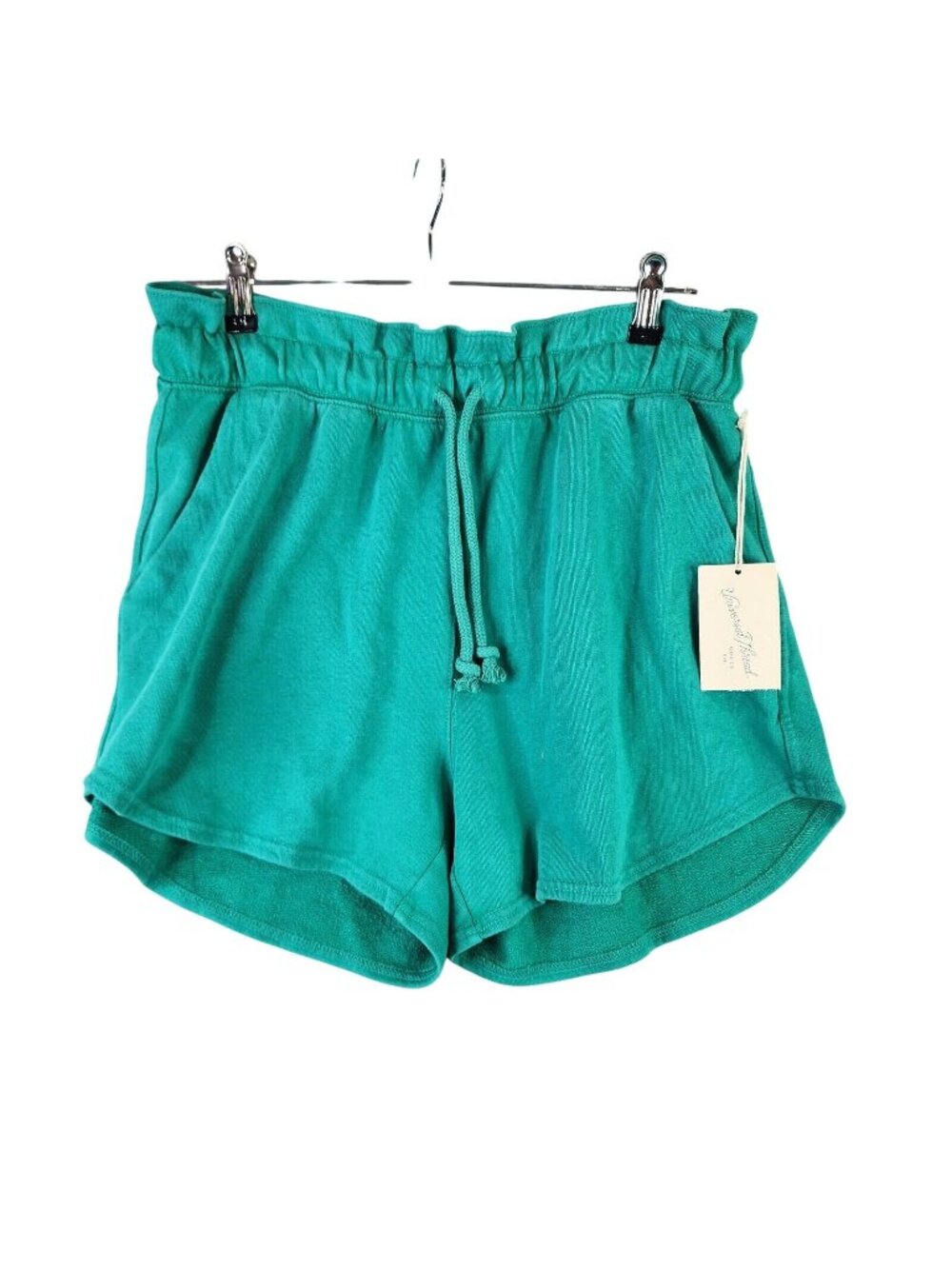 Womens  Universal Thread Green High Rise Pull On Shorts 3.5" Inseam Size M